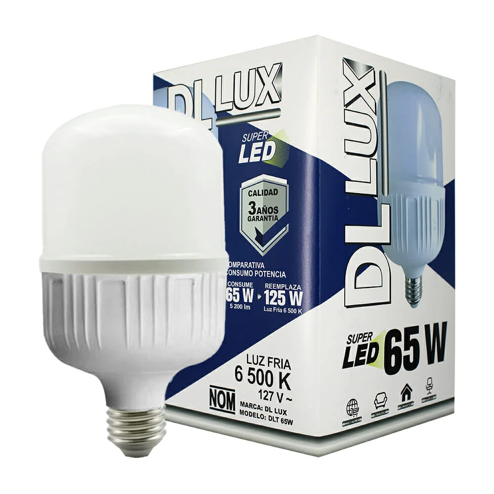 Foco ahorrador super led de luz fría dl...