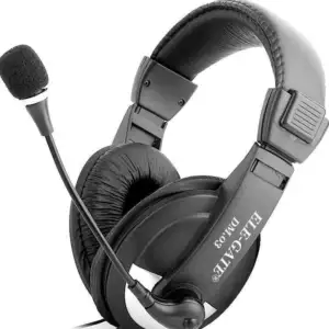 Auriculares / audífonos tipo diadema acolchada, alámbricos con micróf…