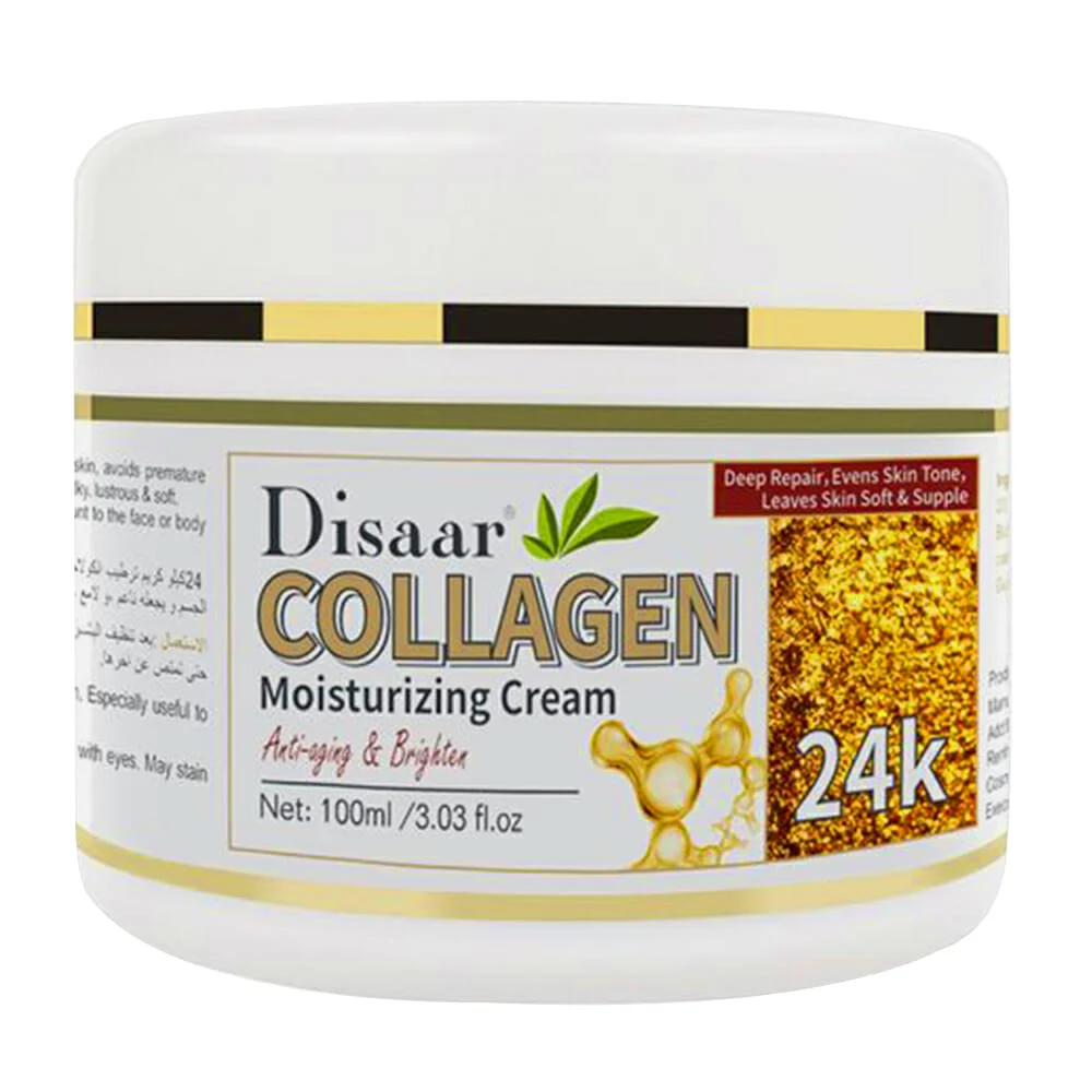 Crema facial antiarrugas de oro con colágeno 100ml ds5018