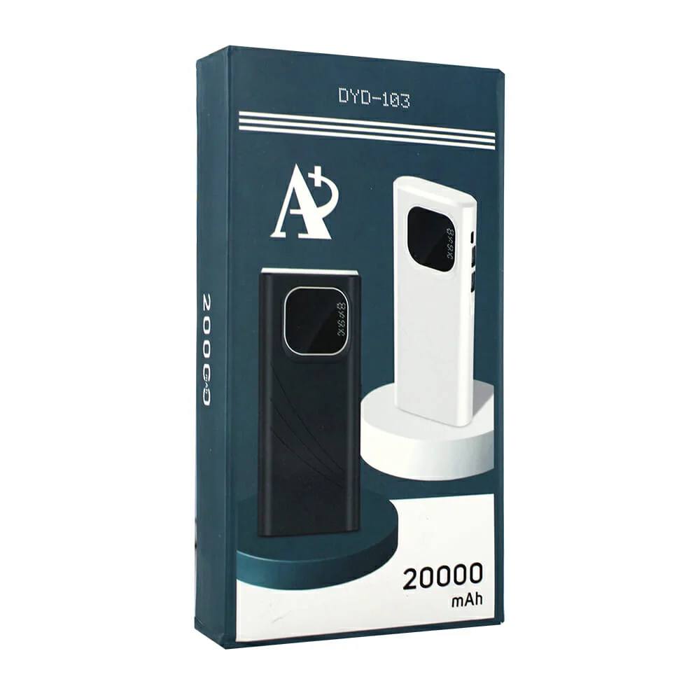 Power bank cargador portátil amazing vision con 2 puertos usb, lámpara y pantalla indicadora de batería, variedad de colores / dyd-103 / 0008