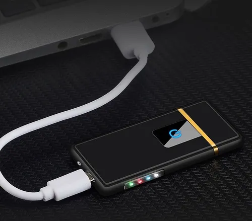 Heng Lian, Encendedor Recargable Usb Sensor Huella. 