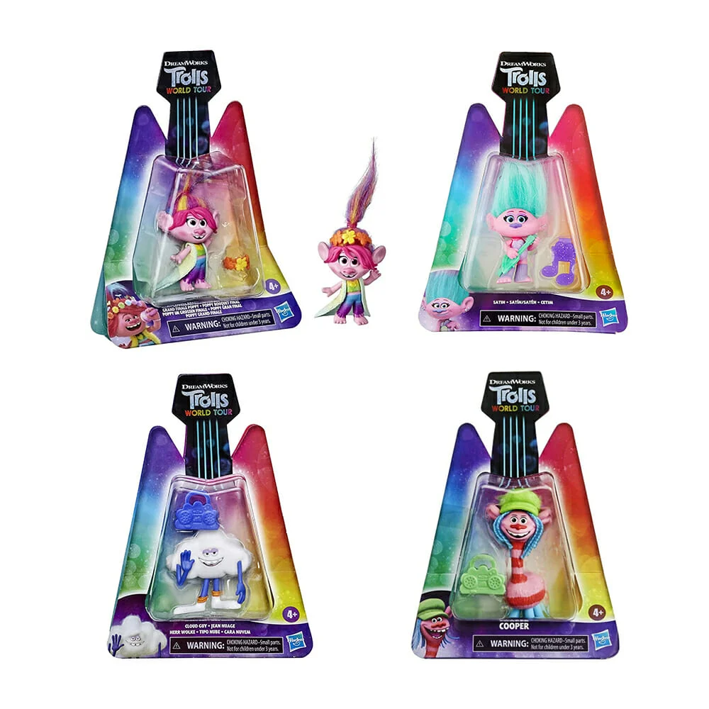 Muñeco trolls world tour con accesorios, variedad de modelos / e6568
