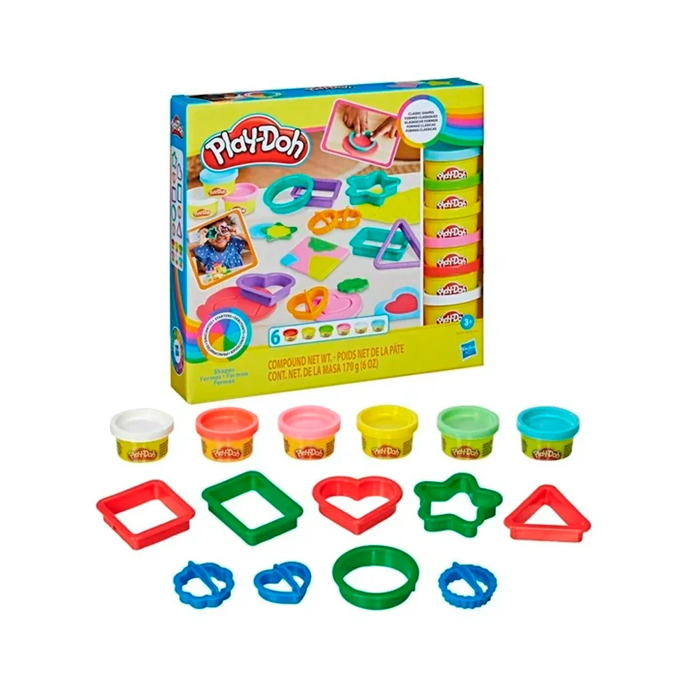 Juego de 6 plastilinas moldeables play-d...
