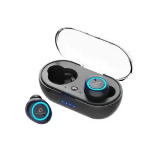 Audífonos inalámbricos bluetooth con iluminación led, almohadillas de…