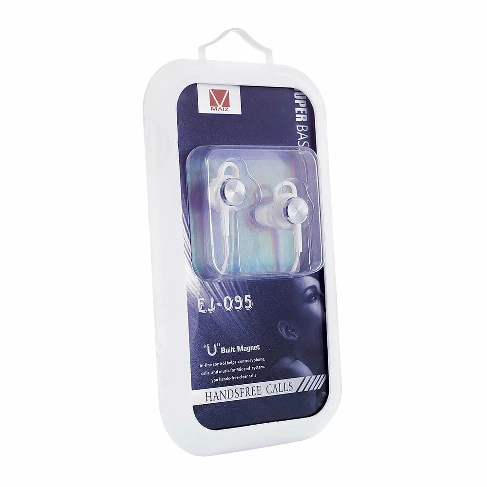 Audífonos alámbricos, manos libres, variedad de colores maíz / ej-095