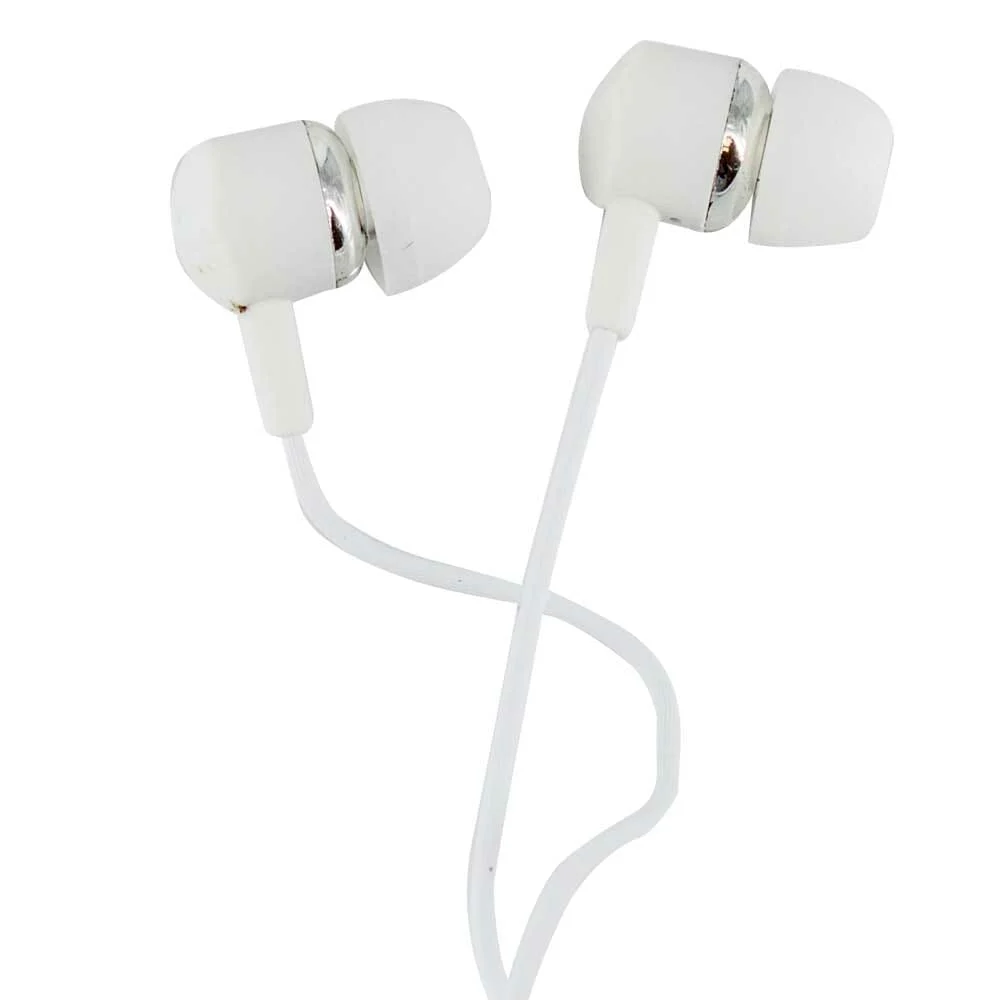 Audífonos alámbricos con detalles en color metálico, almohadillas de silicona y entrada auxiliar, variedad de colores / ej-161 / maiz