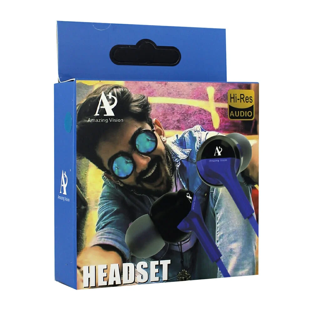 Auriculares bicolor, alámbricos, con entrada jack 3.5 mm y almohadillas ergonómicas, variedad de colores / ej-u39