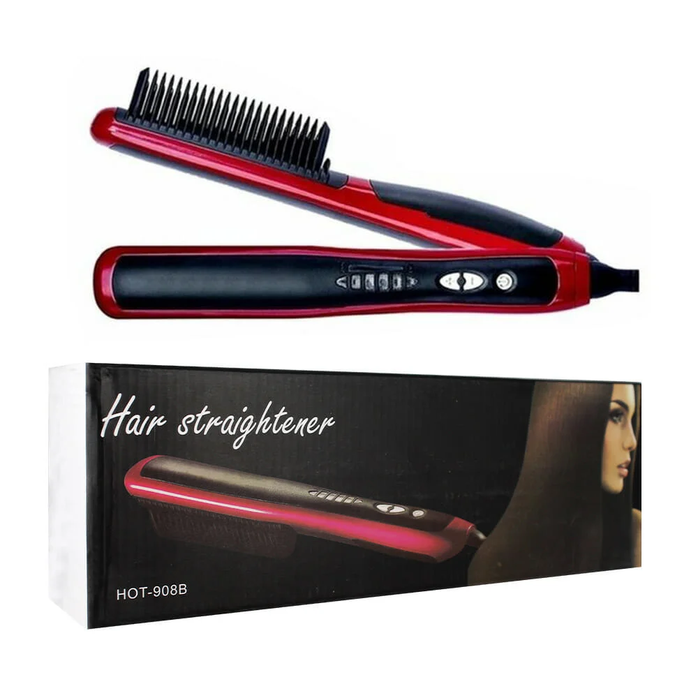 Cepillo alaciador / straightener hot-908a el-107
