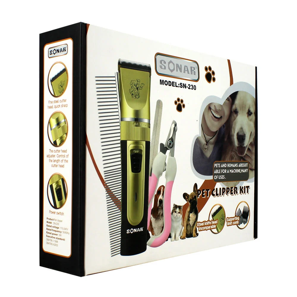 Kit de cortadoras para mascotas el-110-m / sn-230