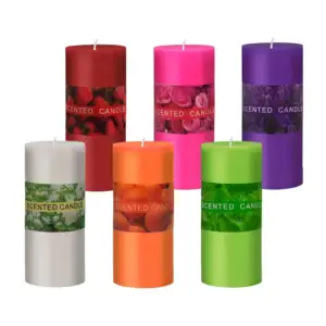 Vela aromática de cera, 9.8cm, variedad de aromas / scented candle / …