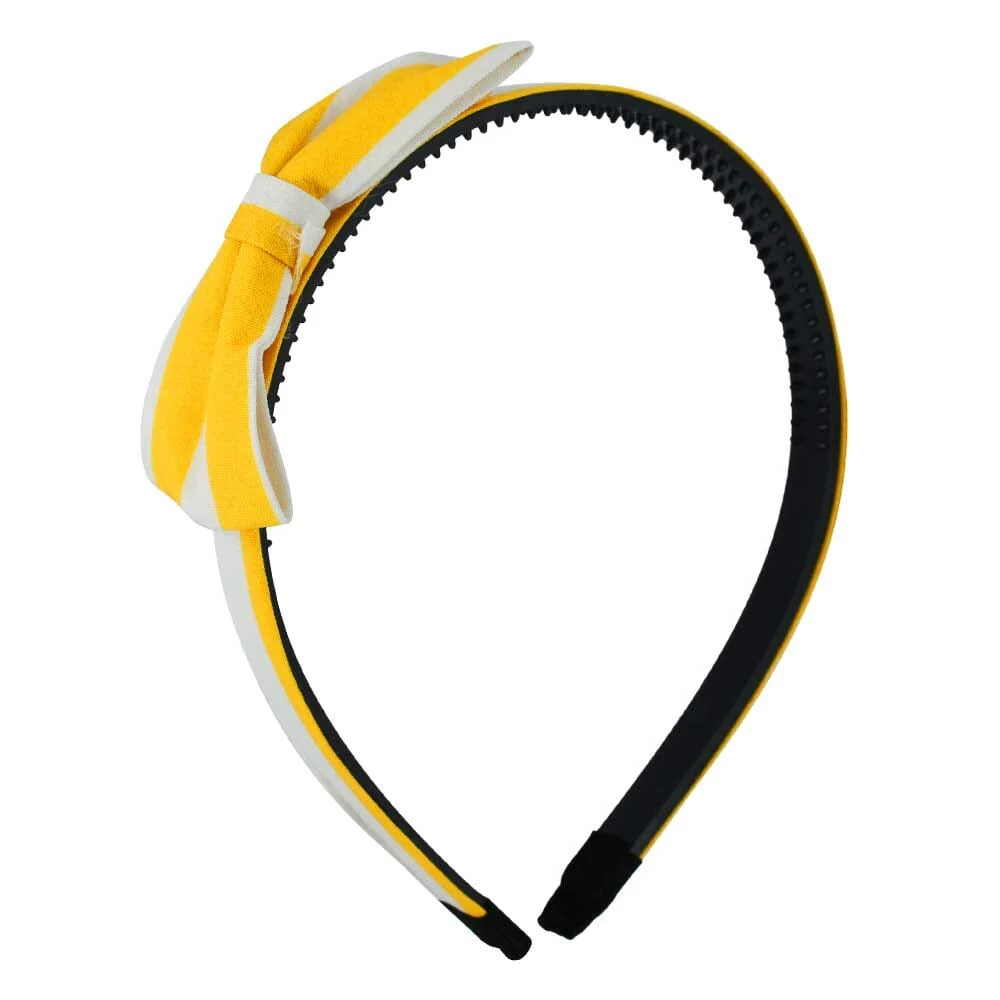 1pza Diadema con moño para el cabello, variedad de colores / fg165 / R541
