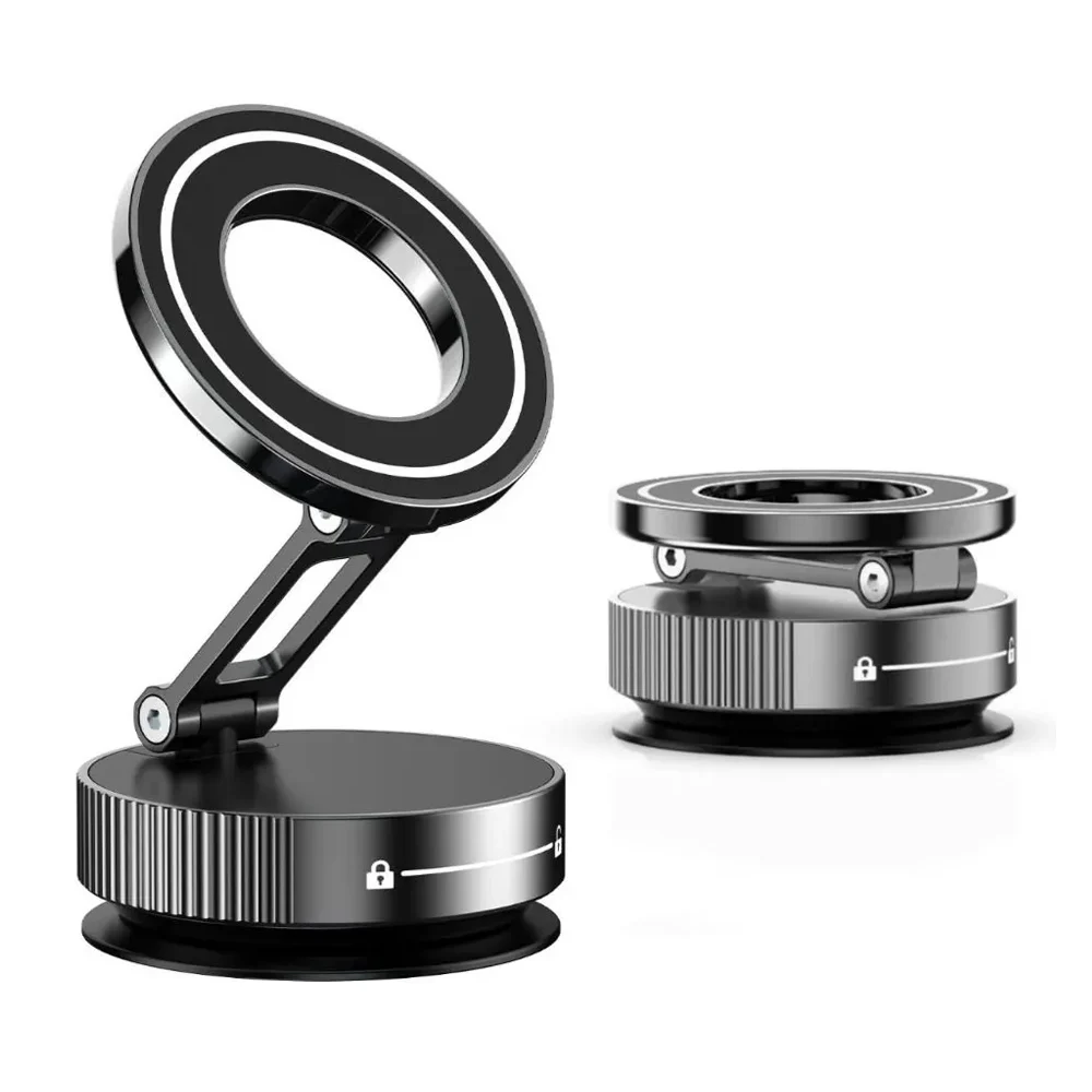 Soporte adhesivo con agarre magnético para celular / vacuum adsorption magnetic suction bracket / fm-000131