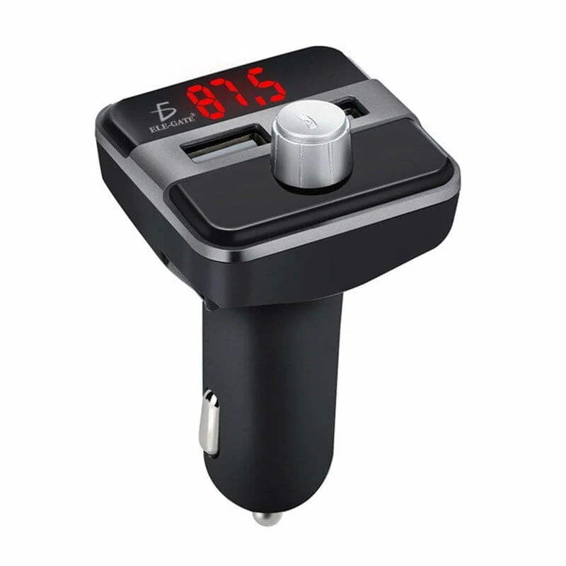 Transmisor bluetooth fm para auto, manos libres con entradas usb 3.0, variedad de funciones / fm.x9