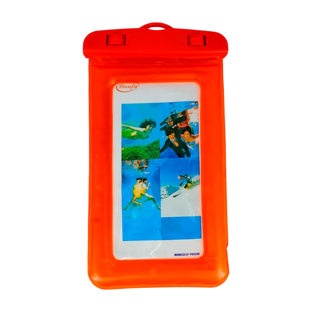 Funda contra el agua para teléfono celular con cordón, variedad de colores / lf-fu5239 / jsl-7003