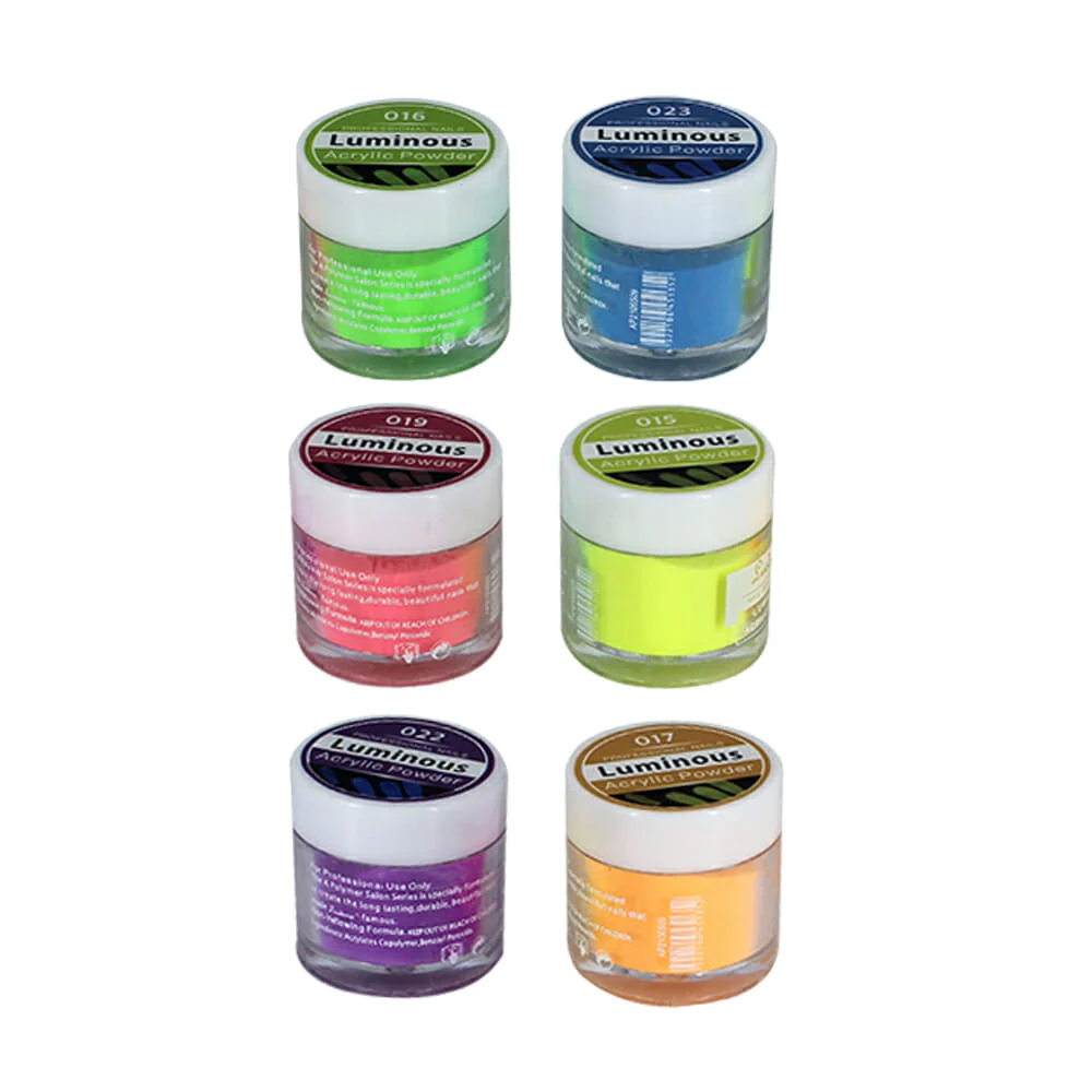 1pza Acrílico en polvo para uñas, variedad de colores / luminous g47