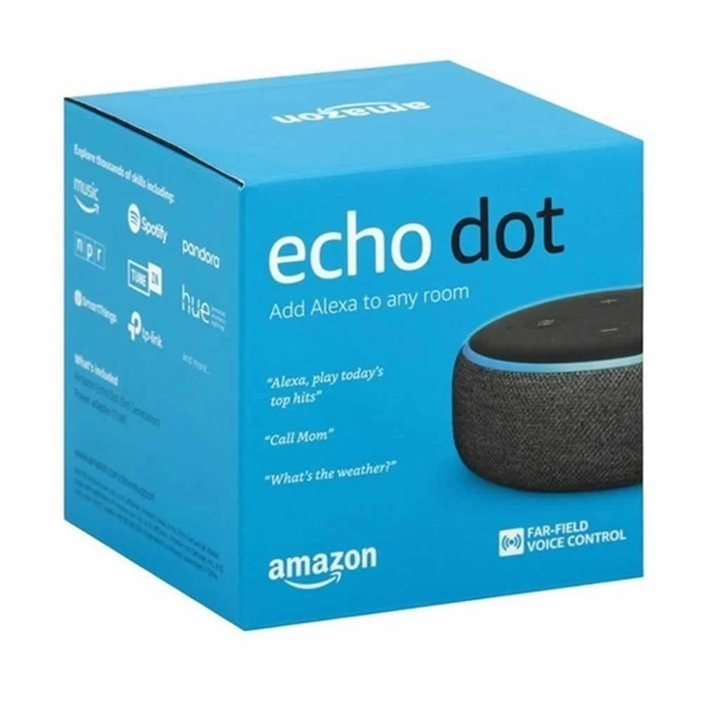 Bocina amazon alexa 3ra generación / echo dot add alexa to any room