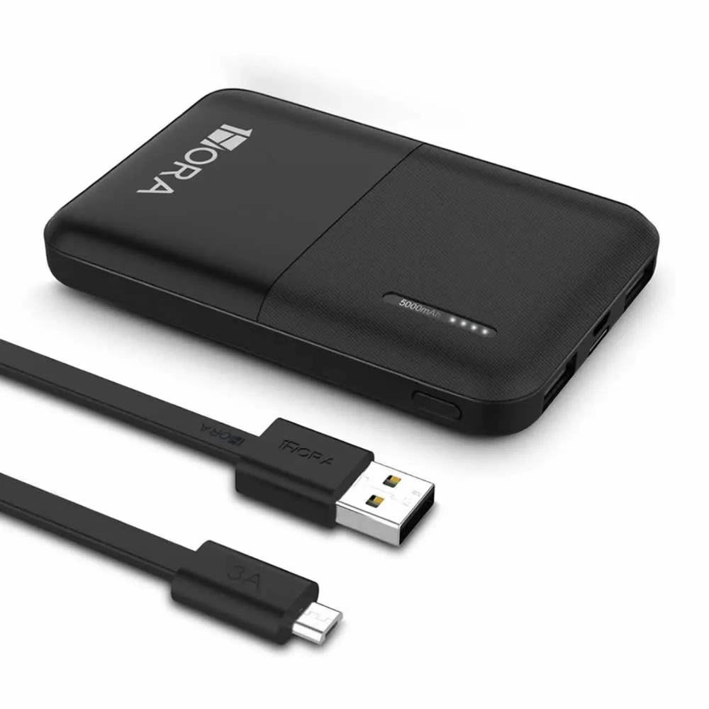 Power bank batería portátil 1hora con 2 puertos usb 5000mah / gar103