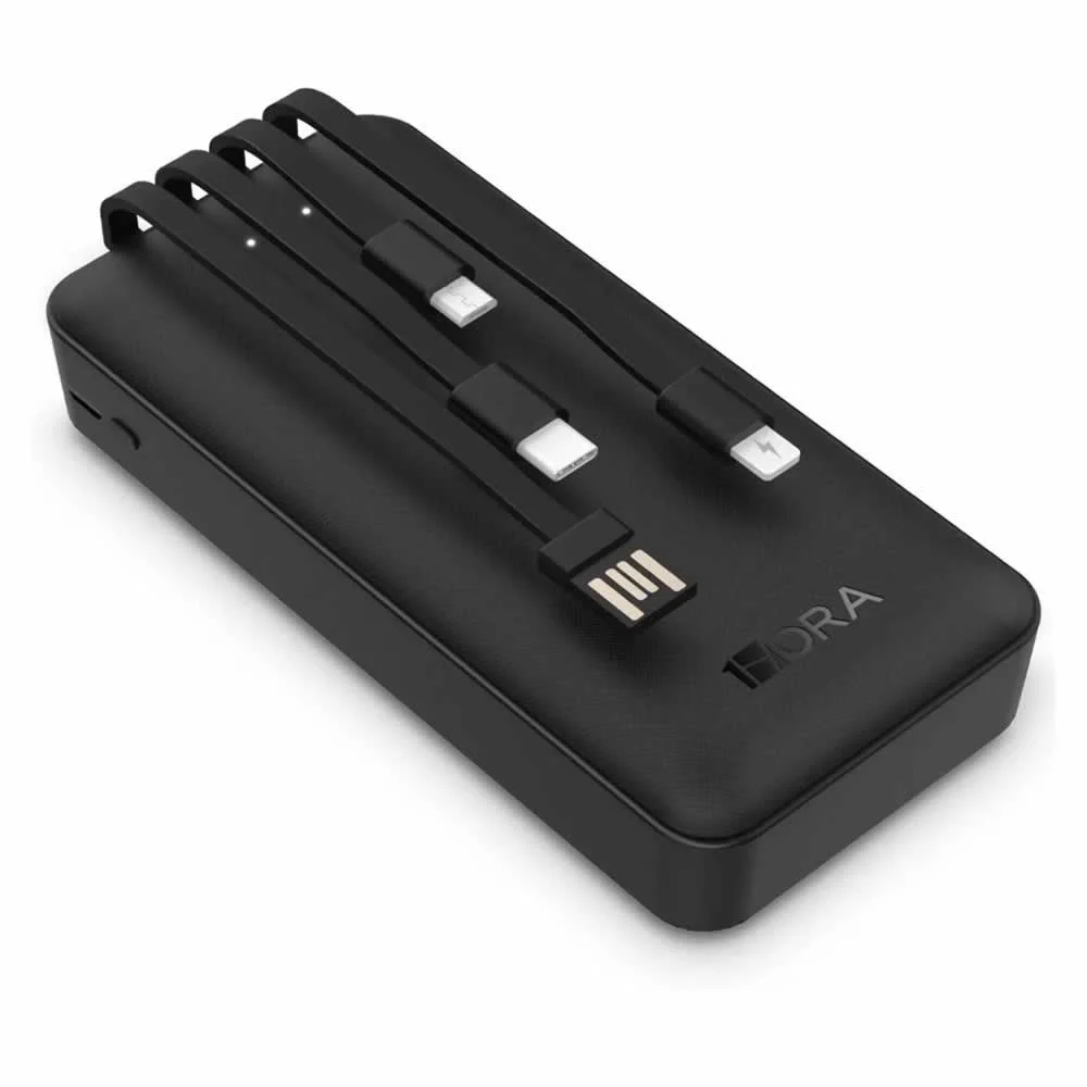 Power bank batería portátil 1hora con cable tipo c, v8 y lightning iphone 20000mah / gar159