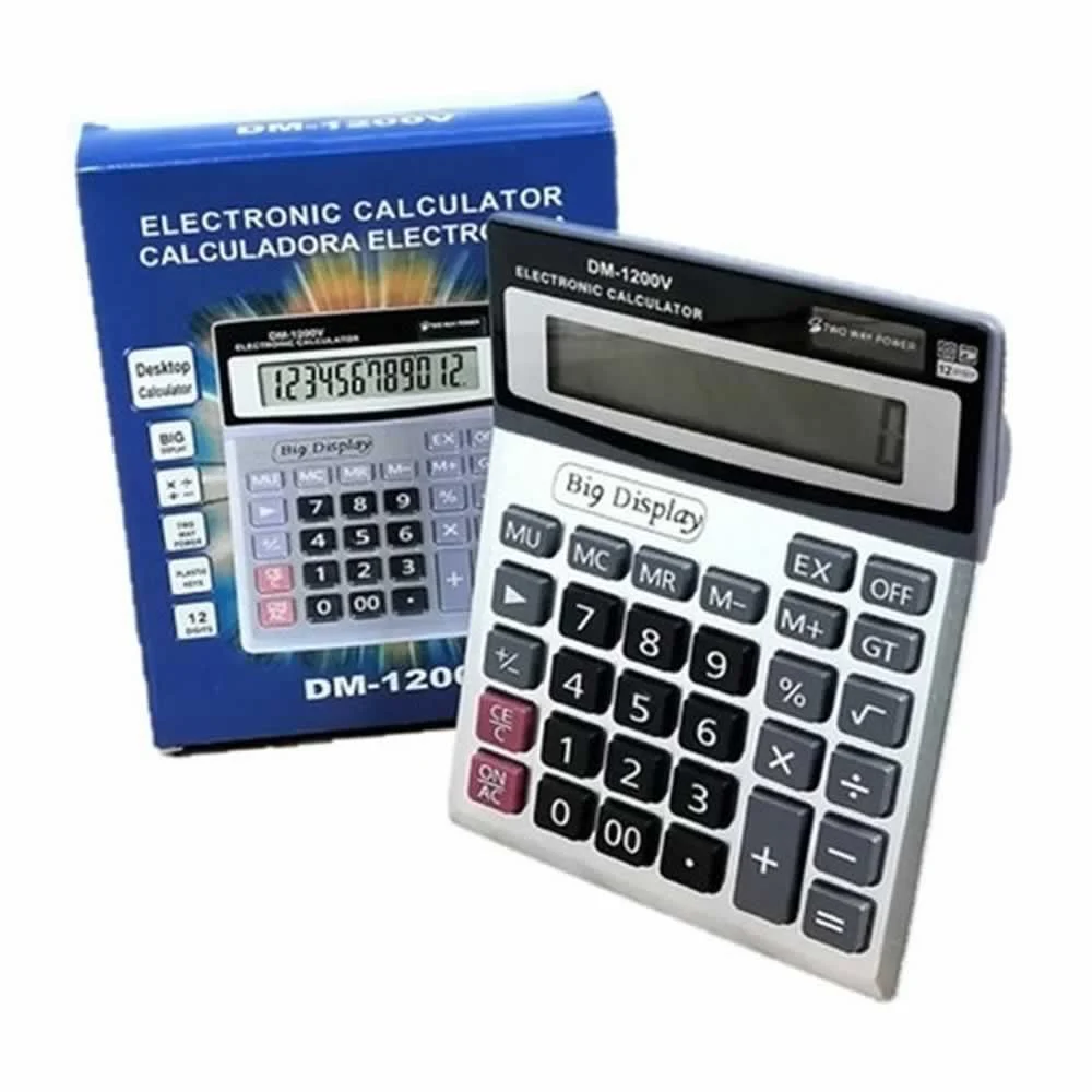 Calculadora electrónica de con pantalla...