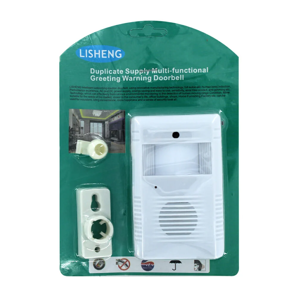 Timbre inalambrico de pared multifuncional con sensor de movimiento, lisheng / 3108 / 11472