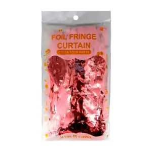 Cortina metálica con efecto tipo ondas espiral para fiesta, variedad …