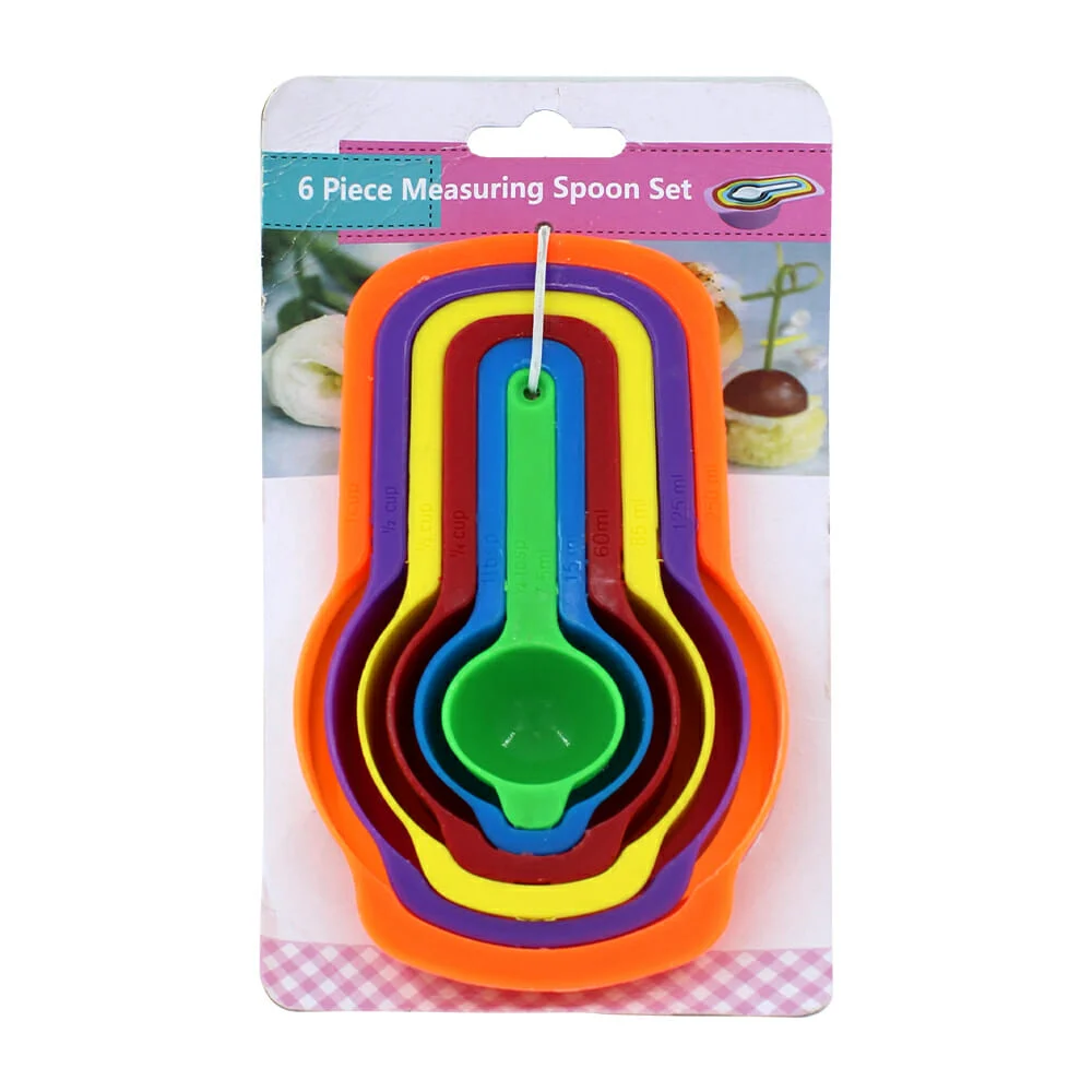 Paquete con 6 cucharas medidoras de plá...