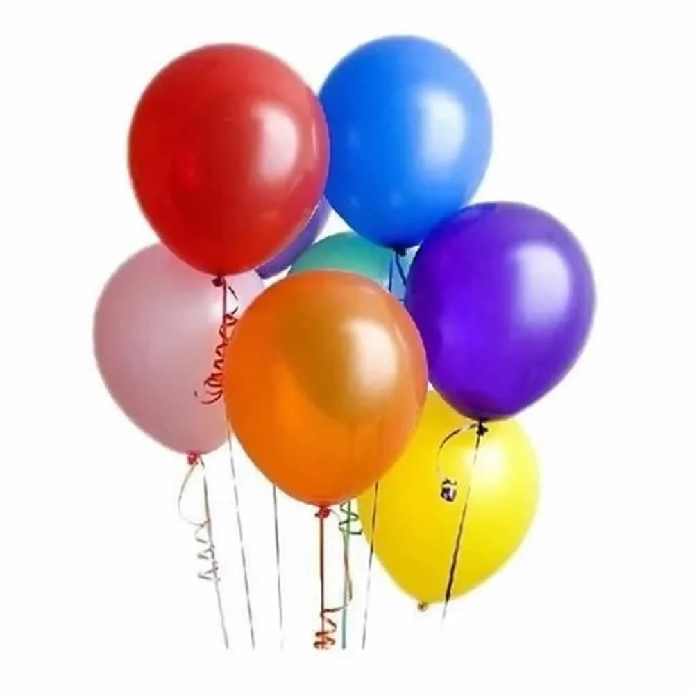 Paquete con 50 globos fesa de látex no.9 con efecto metalizado y aroma, variedad de colores / globo metalizado 9" / globo perla fesa 9"