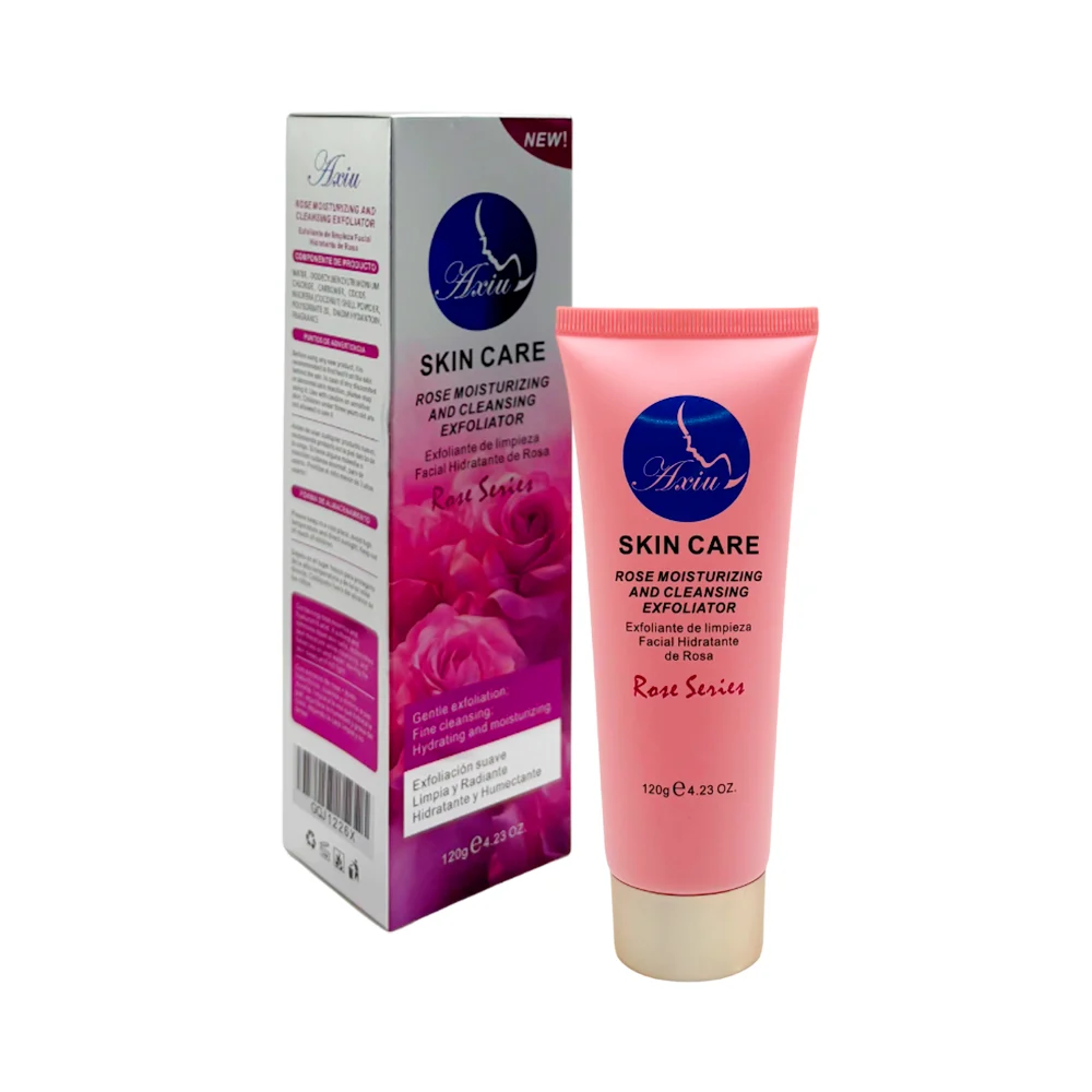 Crema exfoliante con extracto de rosas p...