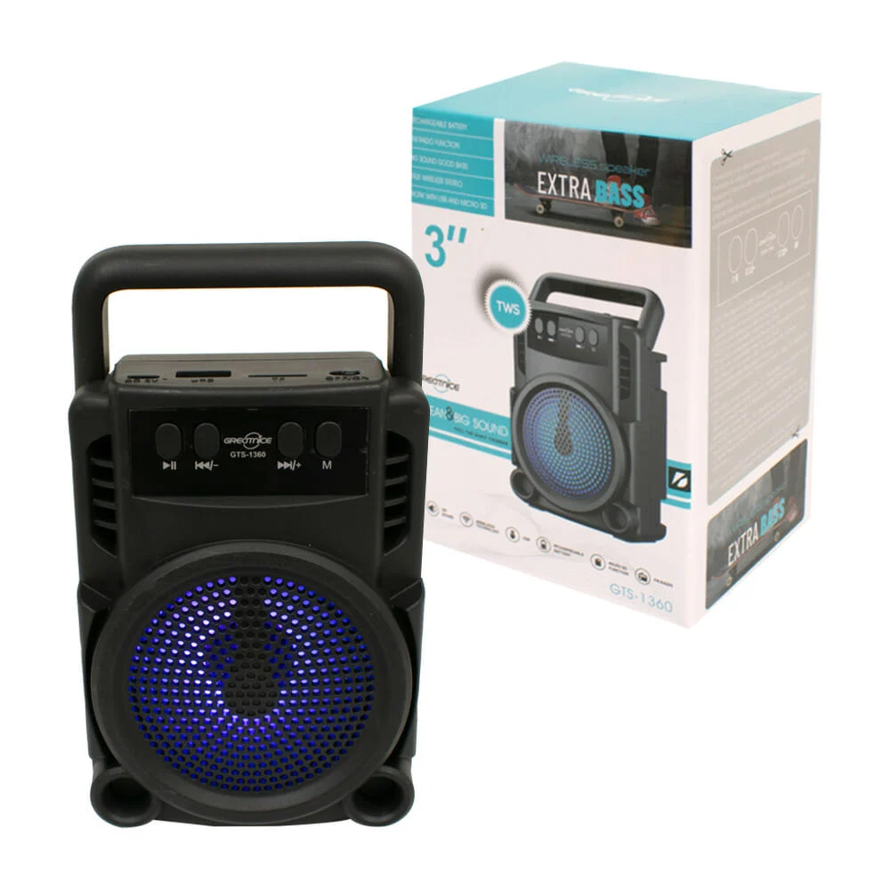 Bocina bluetooth greatnice de 3 pulgadas...