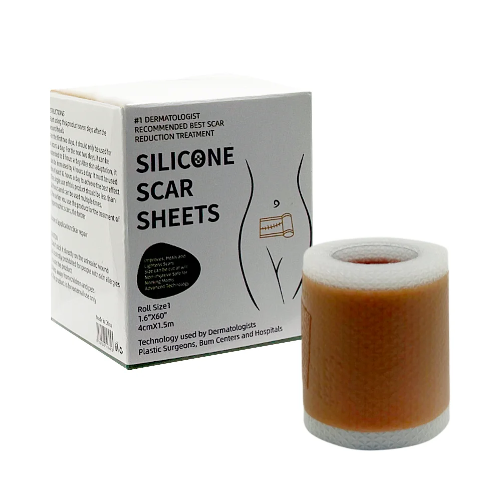 Rollo de cinta de silicona para cicatric...