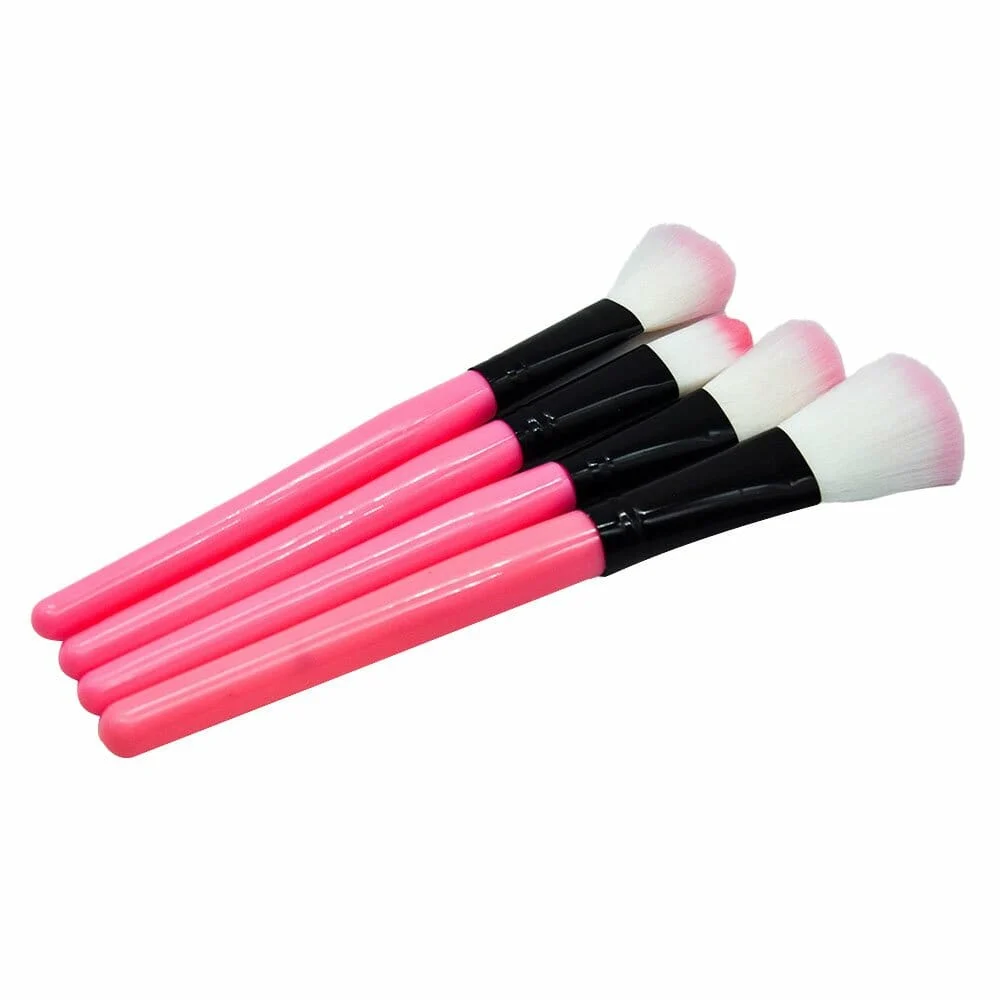 Set de brochas de 24 pzs / rojo / rosa / negro / morado / dorado / h-181