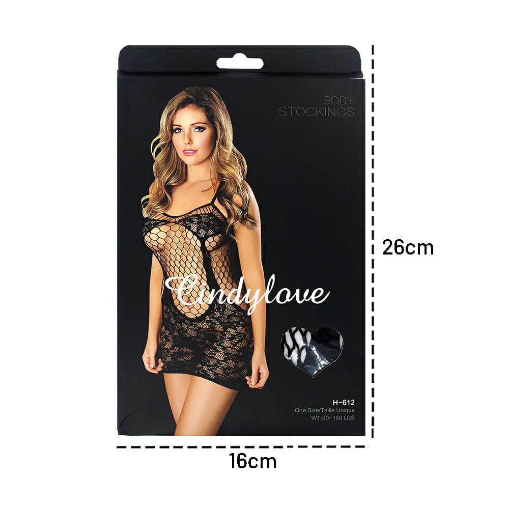 Lencería para dama tipo babydoll pijama con diseño / cindy love / h-612