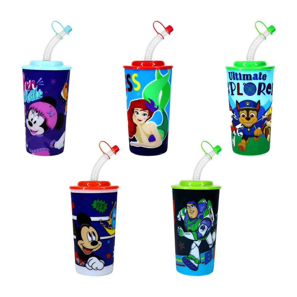 1pza Vaso lenticular de plástico con ca...