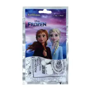 Audífonos alámbricos con diseño de frozen, 1.2m / h2-ab81