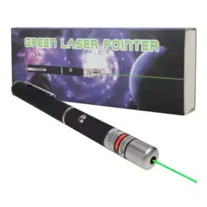 Apuntador - puntero láser color verde con cabezal intercambiable + 2 …