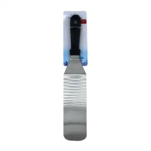 1pza Espatula metálica con mango de plástico 25cm / hb-013