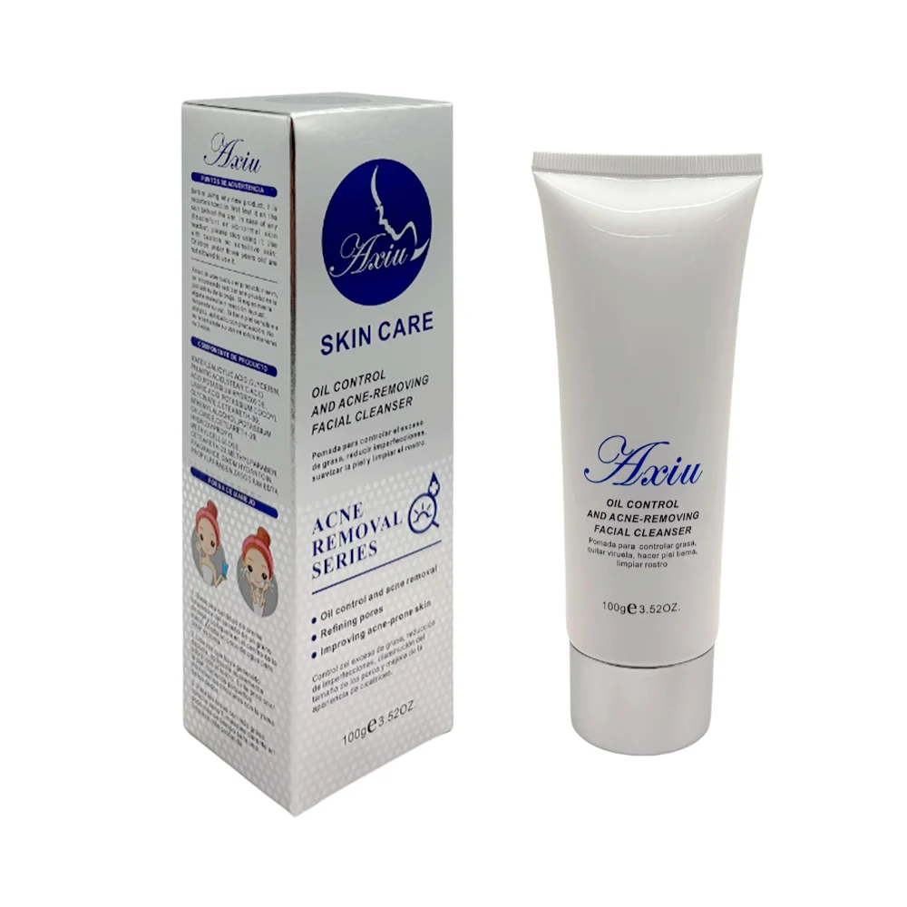Mascarilla en crema para el tratamiento del acné y grasa facial, 100 gramos