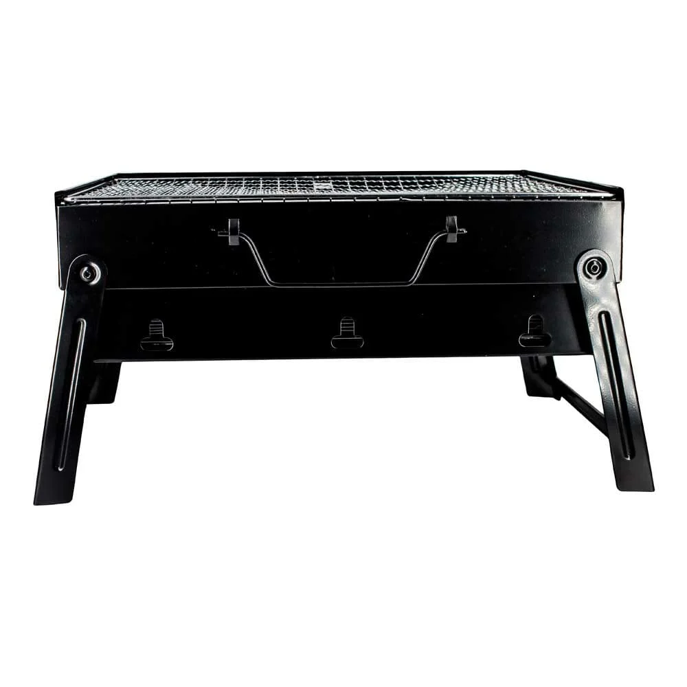 Brasero parrilla asador rectangular portátil heng lian 35x27x19cm / hl-bq9118