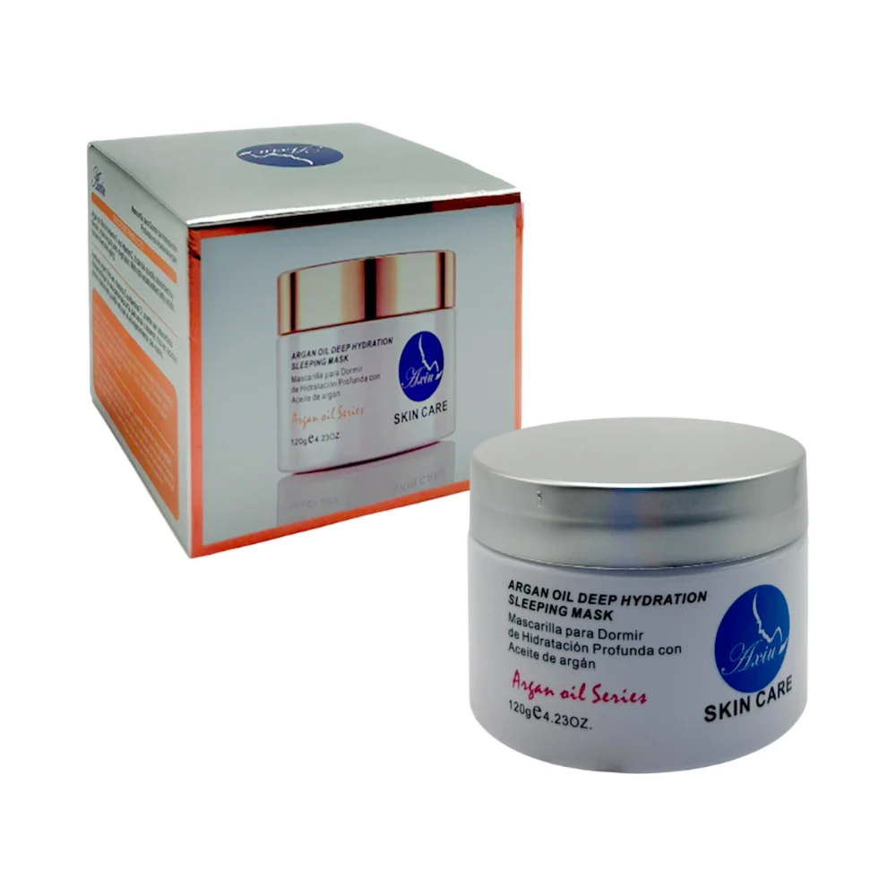 Mascarilla facial hidratante para dormir, con extracto de aceite de argán, 120g