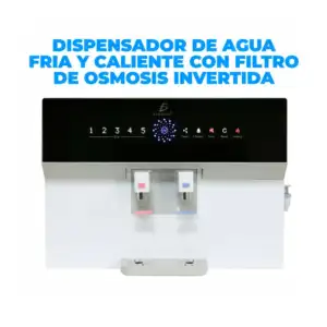 Dispensador de agua fría o caliente y purificador por osmosis inversa…