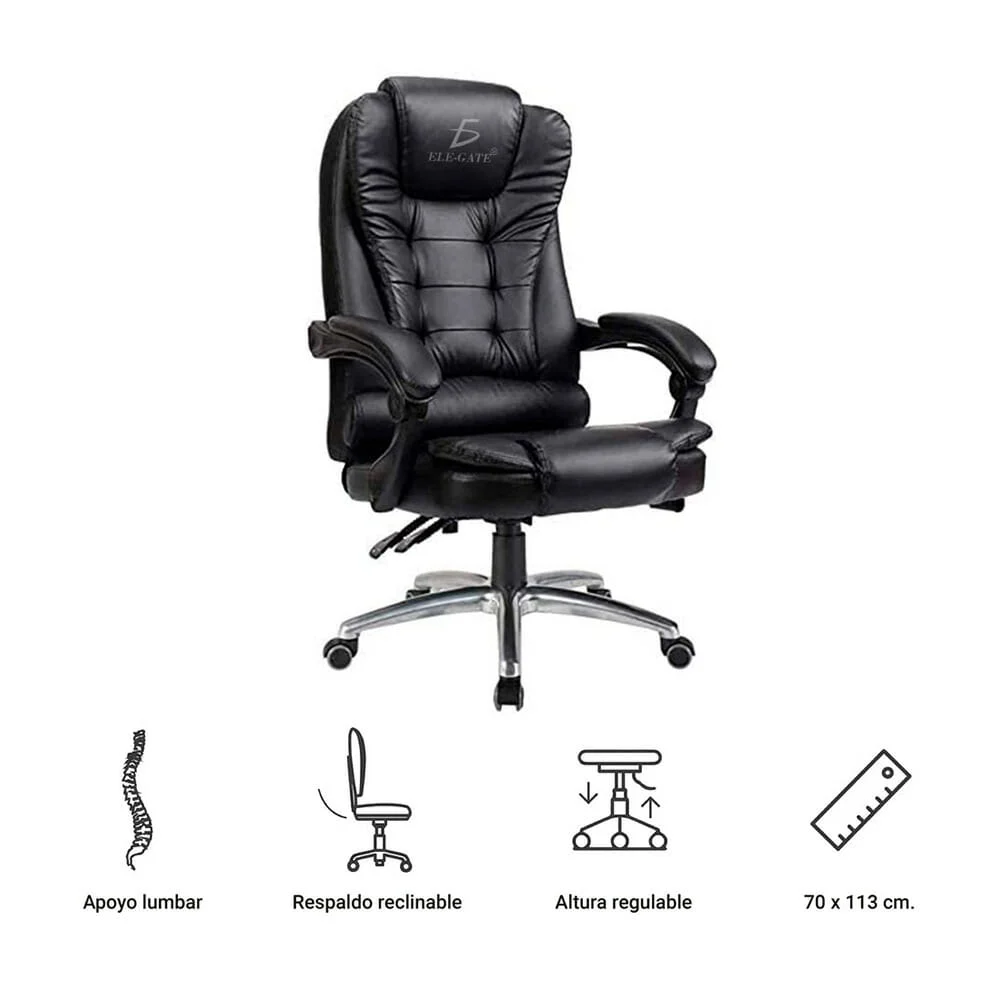 Silla reclinable con 5 ruedas móviles, ...