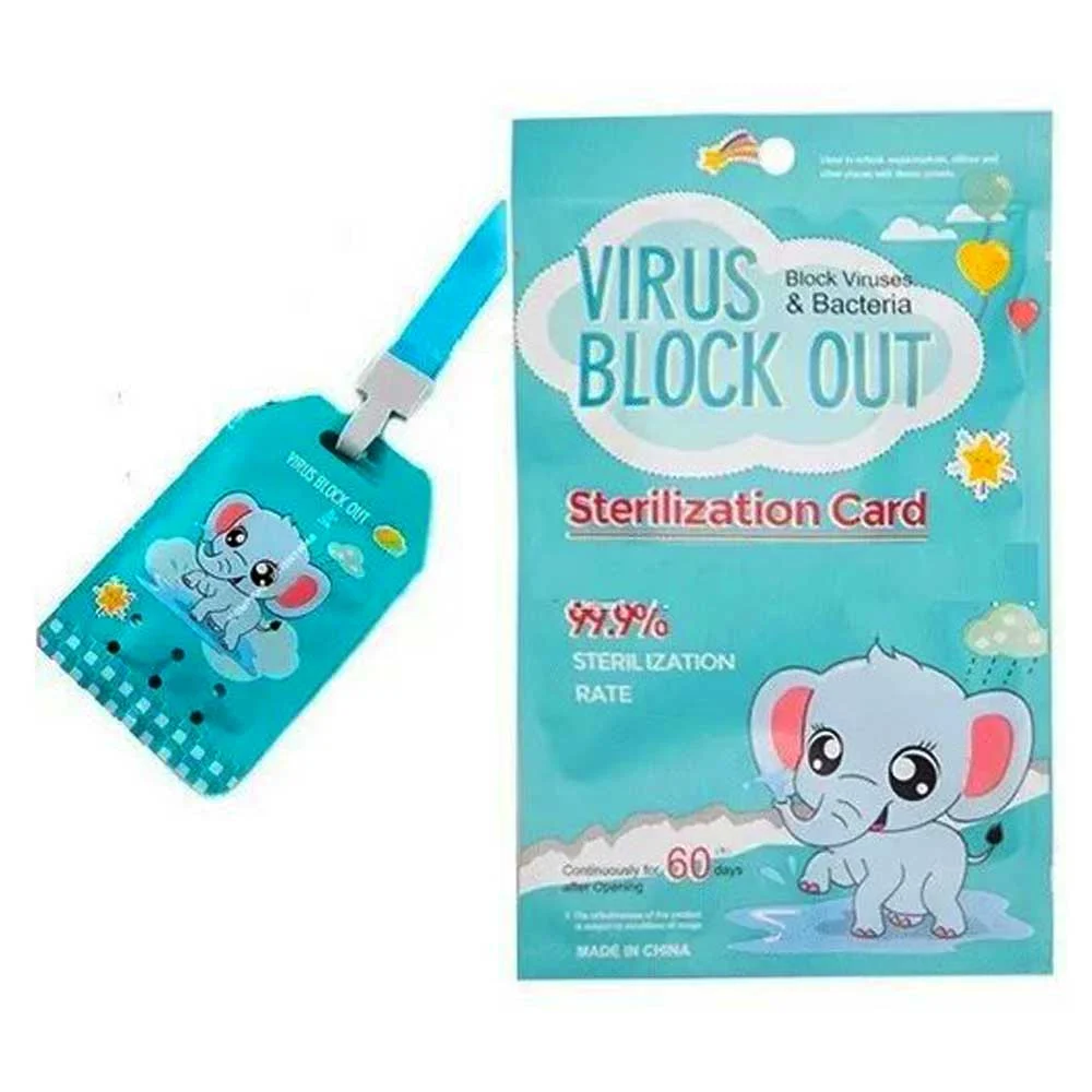 1pza Tarjeta sanitizante para niño hog.31.kid