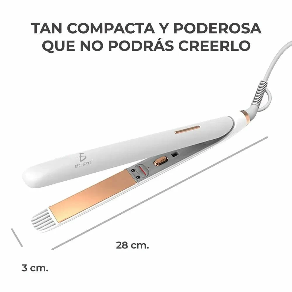 Plancha Para Cabello 2 En 1 Alisadora Y ...