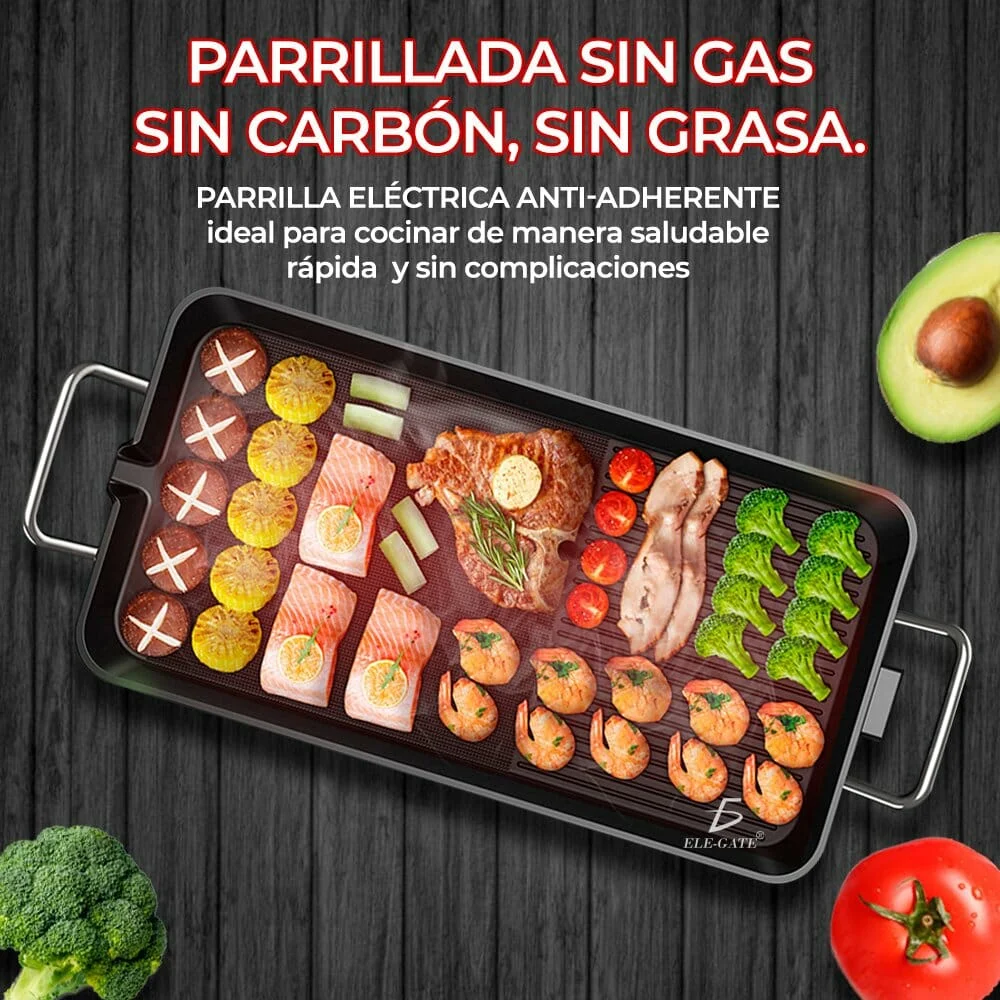 Parrilla eléctrica para asar gas