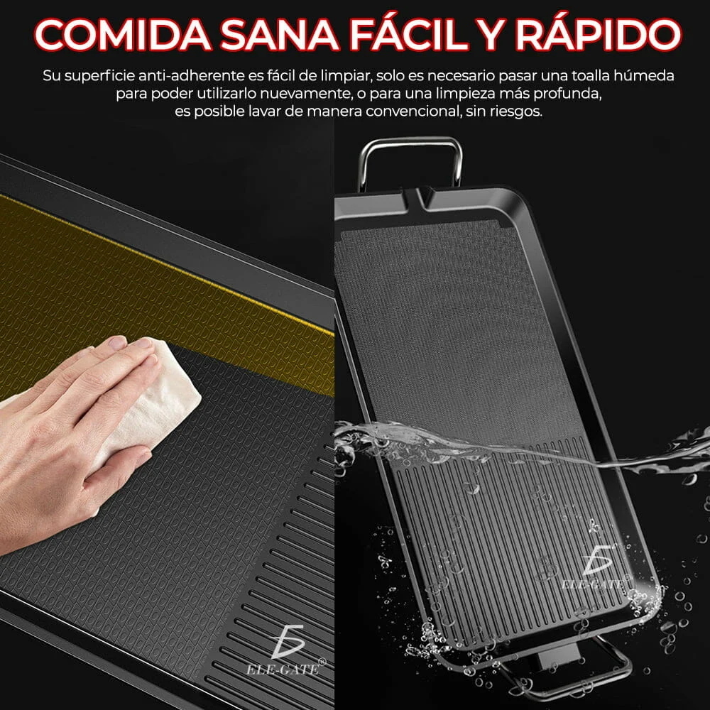 Parrilla eléctrica para asar sana