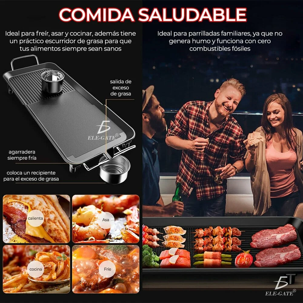Parrilla eléctrica para asar 