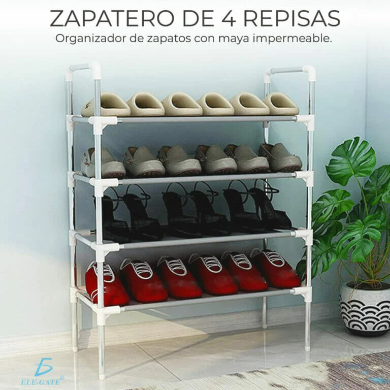 Zapatero metálico 4 niveles hog.76.4