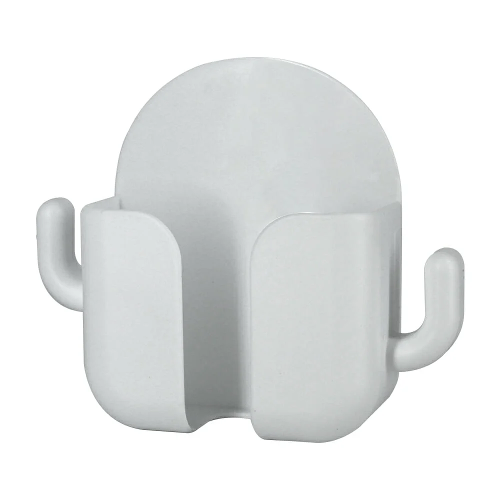 Soporte de pared para celular, control y llaves, con 2 ganchos laterales, variedad de colores / hog.91