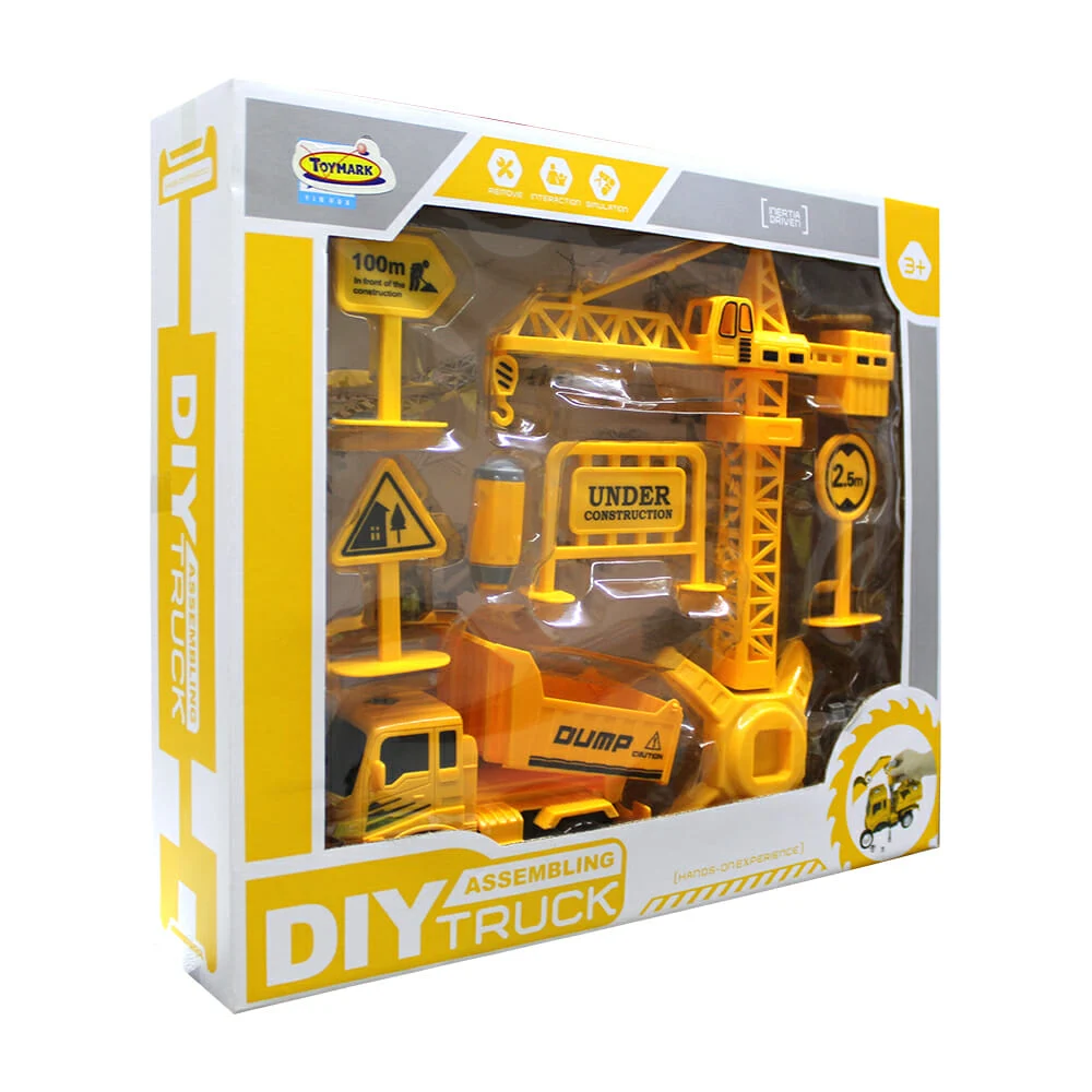 Set juguete de camión y equipo de construcción, 10 pzas / diy assembling truck hp1101809