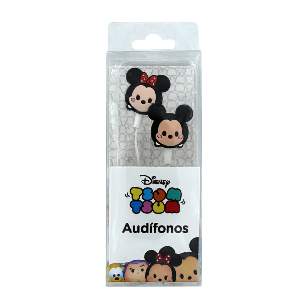 Audifonos alámbricos infantiles con diseño de mickey 1.2m / htt9-ab9